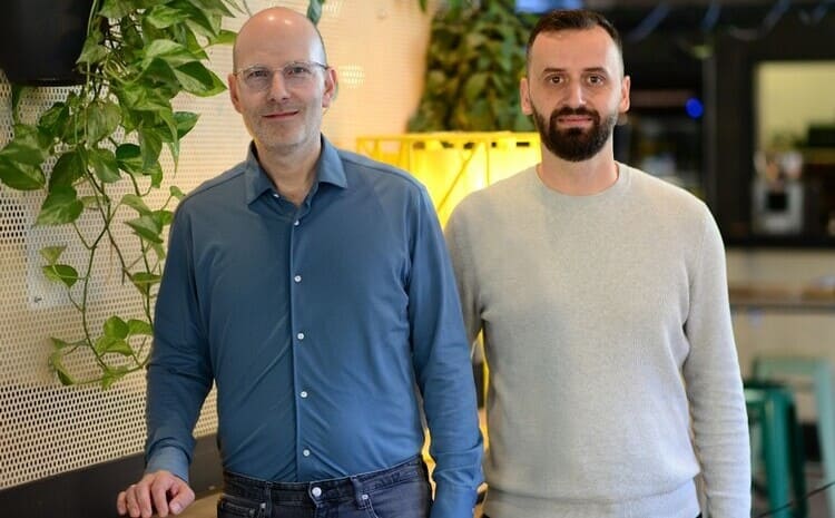 a&o founder and CEO Oliver Winter (left) is joined by ESG Director Arben Maliqi