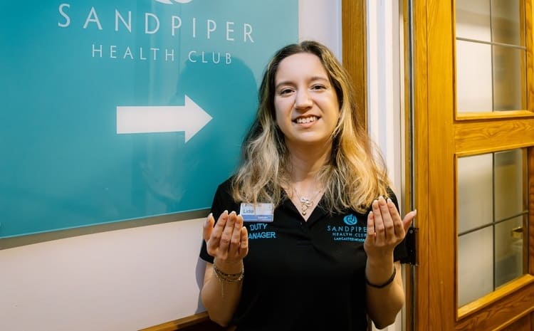 Lidia Sellés, from the Sandpiper Health Club at Lancaster House Hotel