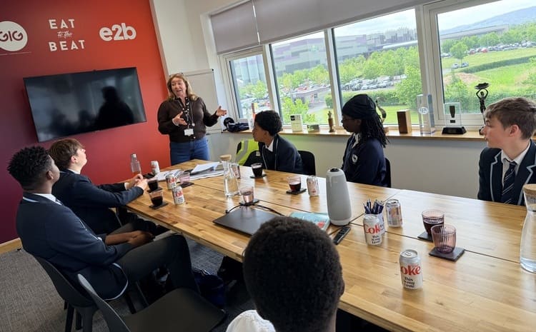 Students from Sir Thomas Fremantle School attend GIG HQ to plan menus for BST presents Hyde Park