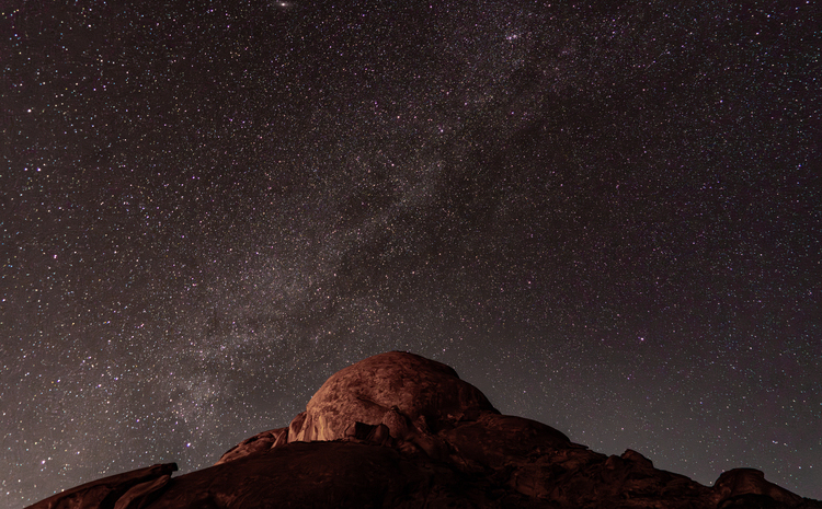 Dark skies at Desert Rock