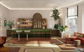 Capri by Fraser, Kensington London Drawing Room 1 - Render is copyright of, and credited to, Ministry of Design Pte LTD