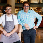 (L-R) - Luke Maynard, Group Head Chef and Restaurateur Sam Harrison