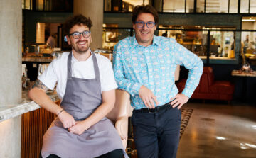 (L-R) - Luke Maynard, Group Head Chef and Restaurateur Sam Harrison